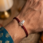 Premium OM 925 Sterling Silver Rakhi for Brother